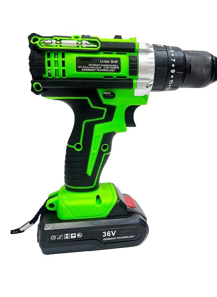 BOSS NEO POWER - Cordless impact drill with 2x2.0 Ah Battery 36v - Image 1