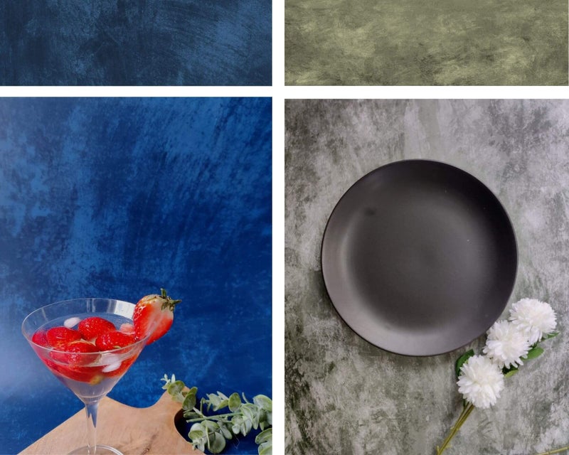 Print Master India Premium Flat Lay Tabletop Photography Backdrop Background, Double Sided Waterproof Paper for Food, Small Product Professional Photo Shoot (56x90cm, Pack of 3) 6 Designs 2 (Autumn) - Image 4