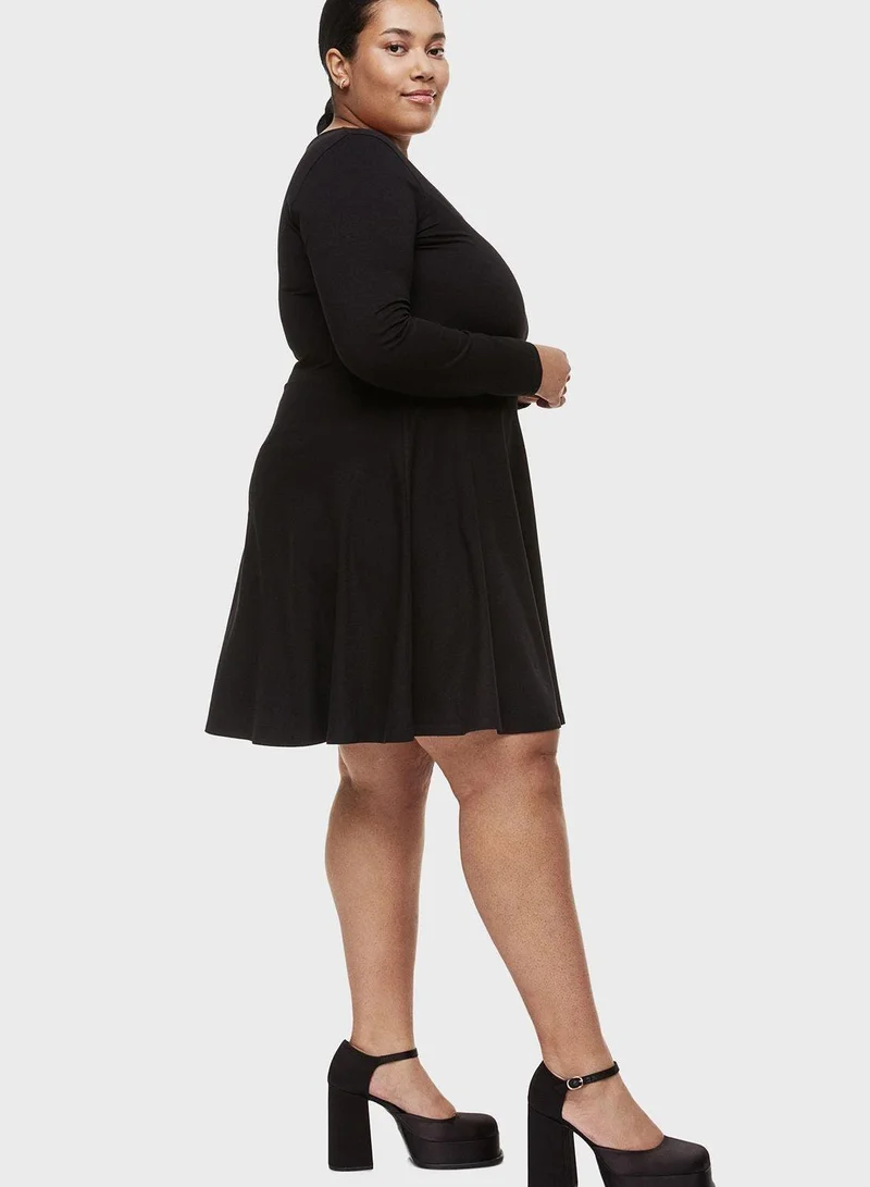 H&M Square Neck Dress