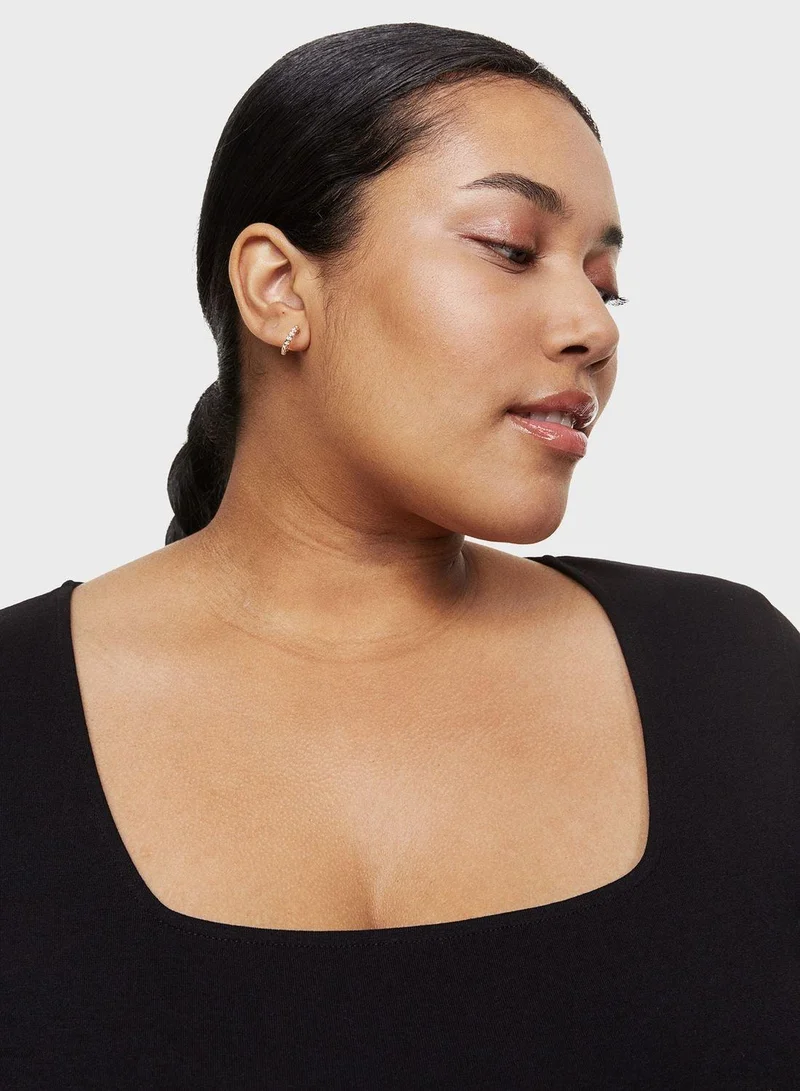 H&M Square Neck Dress