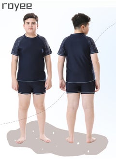 Royee Over Size Split Swimsuit For Kids, Short Swimwearfor Boys Aged 9-16, Weighing 47.5-67.5kg  - Image 2
