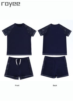 Royee Over Size Split Swimsuit For Kids, Short Swimwearfor Boys Aged 9-16, Weighing 47.5-67.5kg  - Image 4