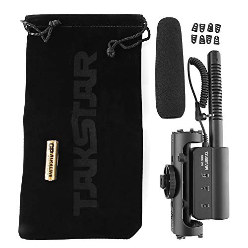 TAKSTAR SGC-598 Photography Interview Shotgun MIC Microphone for Nikon Canon DSLR Camera (Need 3.5mm Interface)Auxiliary - Image 5