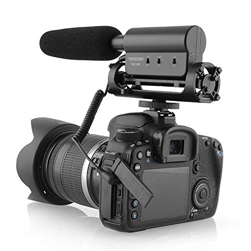 TAKSTAR SGC-598 Photography Interview Shotgun MIC Microphone for Nikon Canon DSLR Camera (Need 3.5mm Interface)Auxiliary - Image 4