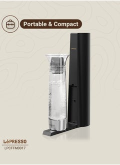 Sparkling Water Maker 800ml With One Extra Capsule and Pressure Release Button / Portable & Compact / Durable Design / Efficient Carbonation - Black - pzsku/Z591B6D94743ACAF81E75Z/45/_/1740400551/01942461-6f6c-4dbb-9175-27bdad2f4596