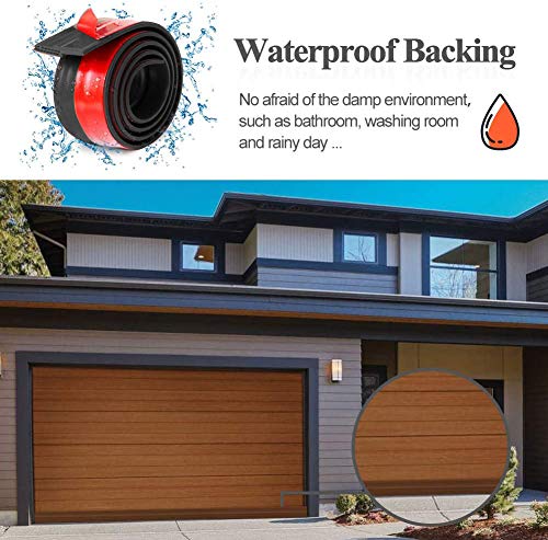 Sysmie [New Upgrade] Huge Gap Door Draft Stopper,3-2/5"W Widened Door Sweep for Interior and Exterior Doors - Guard Against Drafts, Dust, Noise and Unwanted Animals (3-2/5"W x 39" L, Black)… - Image 5