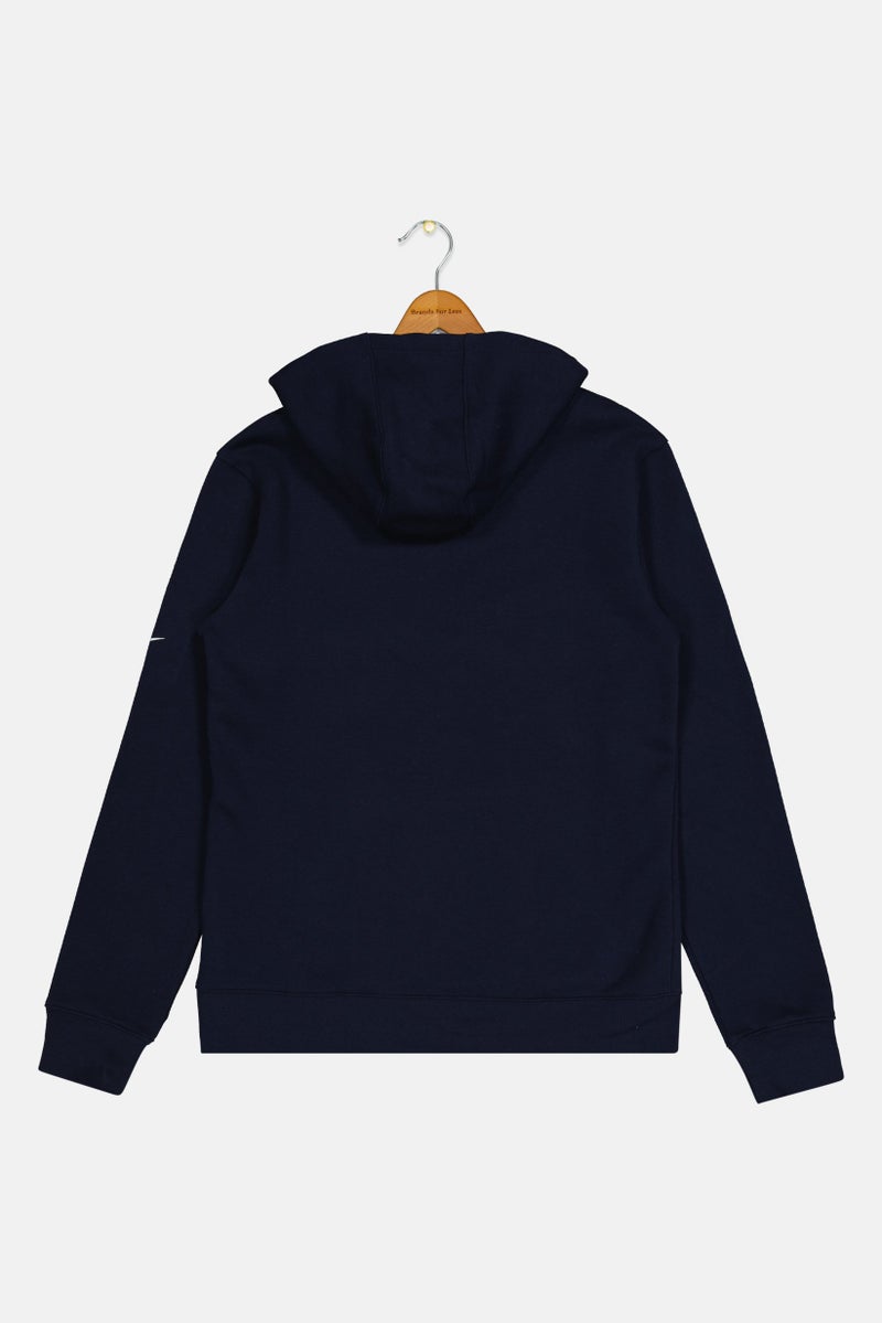 Nike هودي خارجي بأكمام طويلة للأولاد، Navy - Image 2