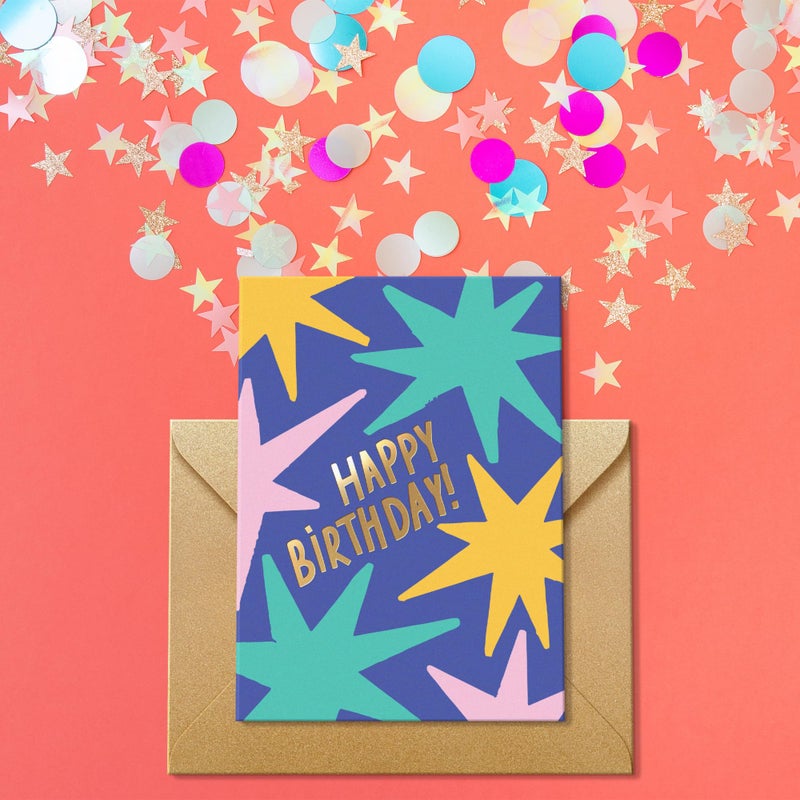Sweetzer & Orange Birthday Card with Envelope, 5x7, Single Fun Happy Birthday Card for Men, Women, Friends & Family â€“ Message Written Inside - Unique Individual Cardstock & Keepsake Gift - Image 3