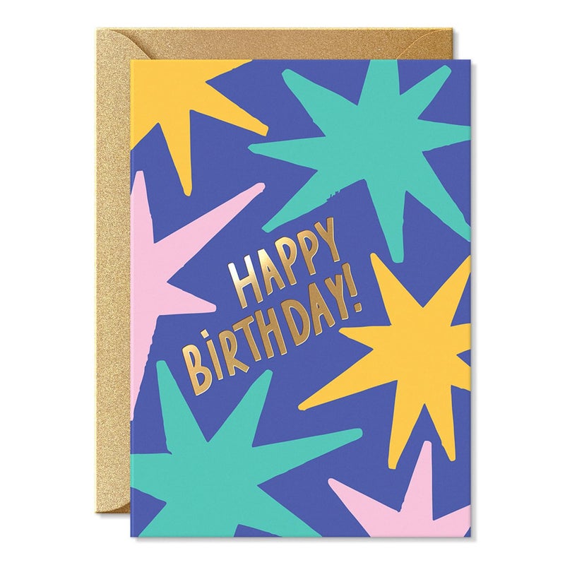 Sweetzer & Orange Birthday Card with Envelope, 5x7, Single Fun Happy Birthday Card for Men, Women, Friends & Family â€“ Message Written Inside - Unique Individual Cardstock & Keepsake Gift - Image 1