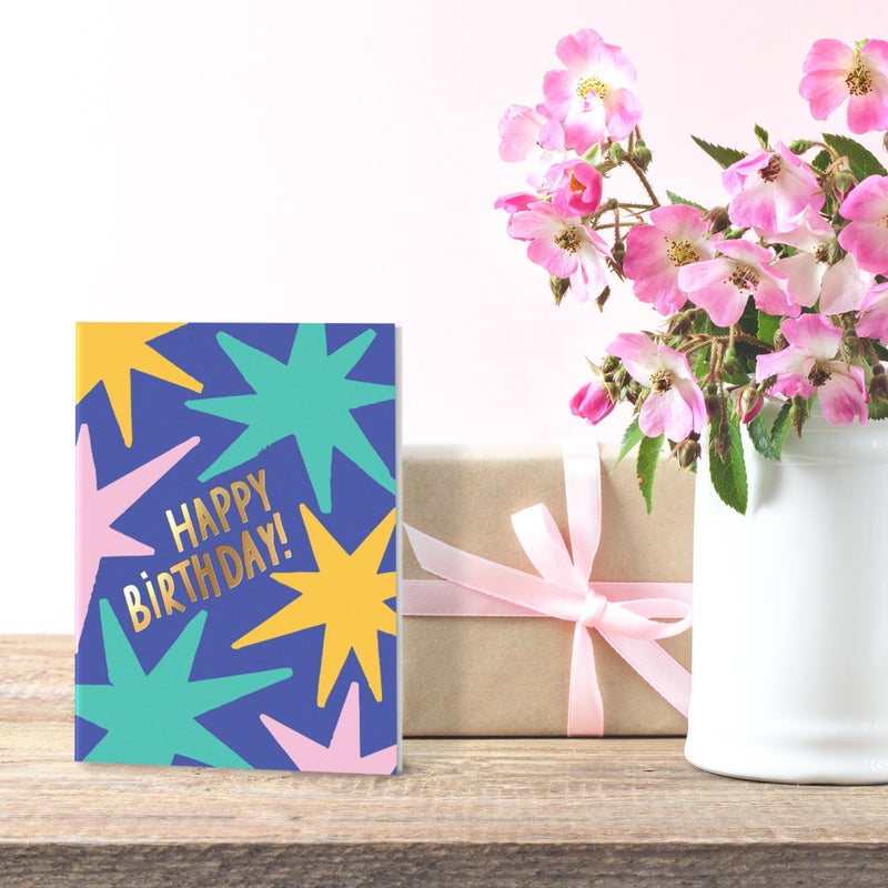 Sweetzer & Orange Birthday Card with Envelope, 5x7, Single Fun Happy Birthday Card for Men, Women, Friends & Family â€“ Message Written Inside - Unique Individual Cardstock & Keepsake Gift - Image 5