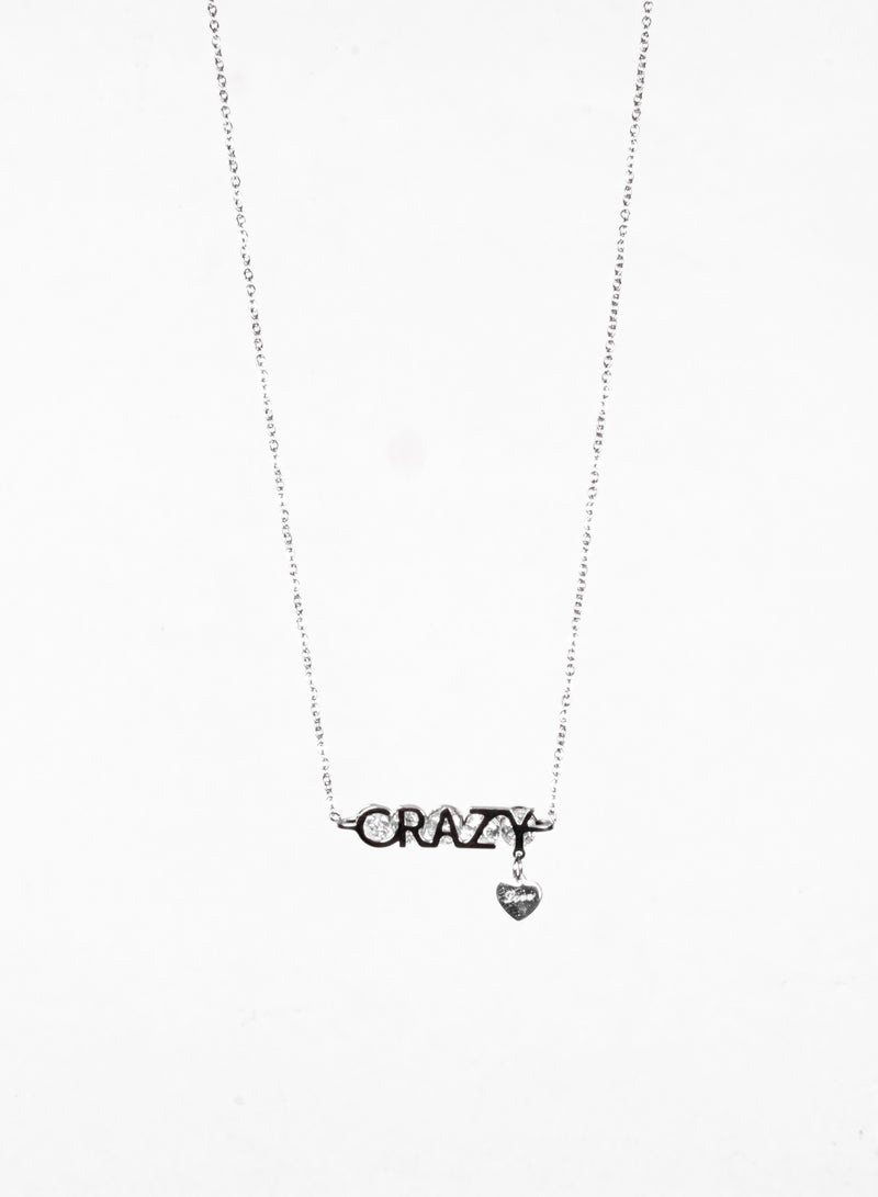 The Black Pearl Accessories Crazy Platinum Necklace, Premium Quality & Against Color Change - Image 1