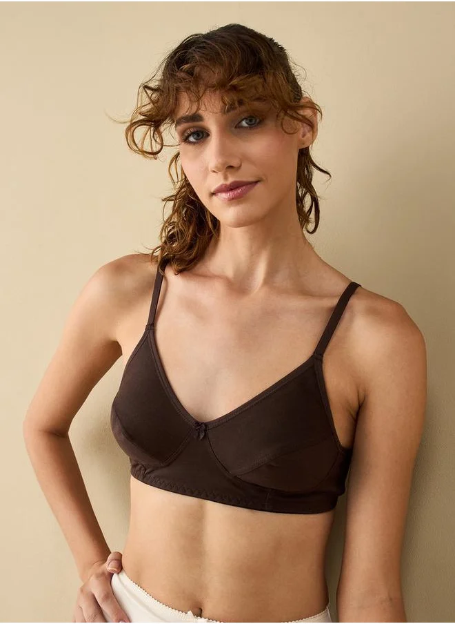 FAV Support Bra with Hook and Eye Closure