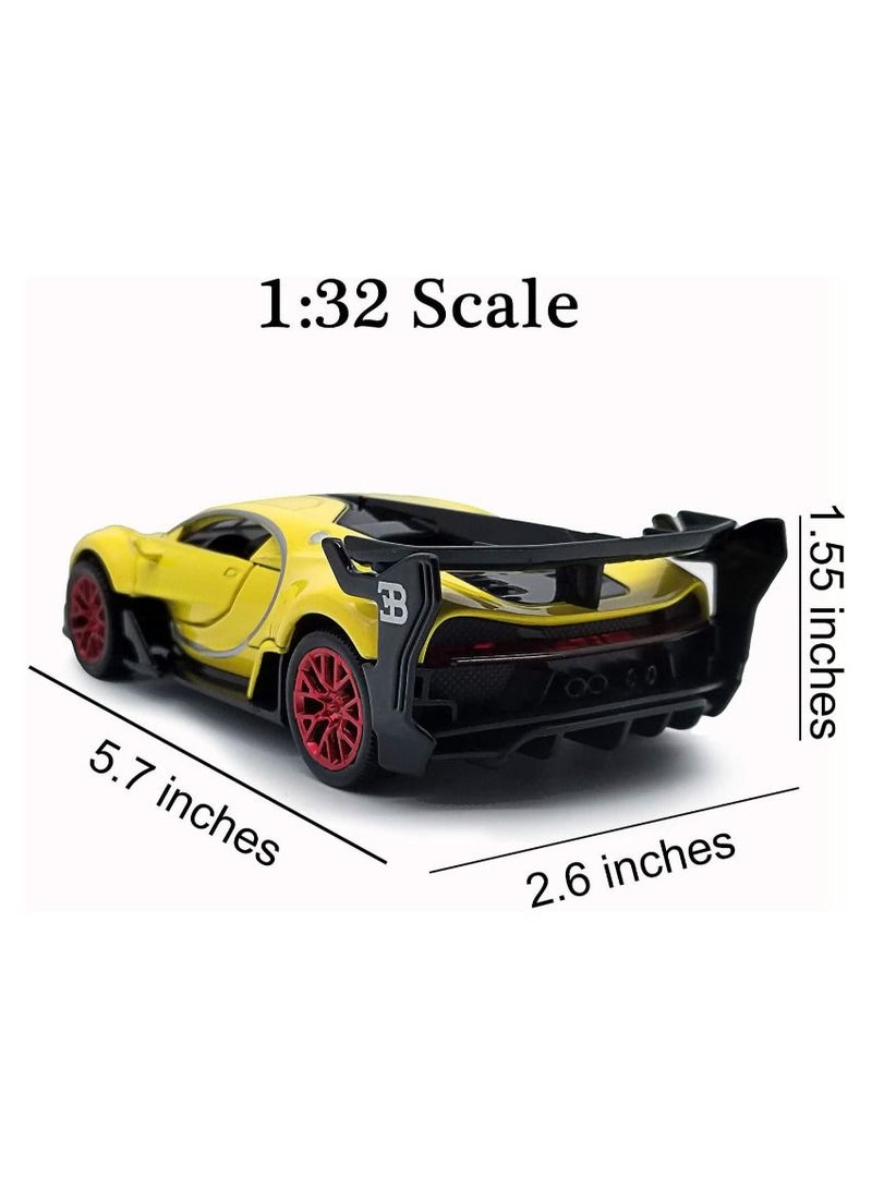 ACLIX Bugatti Special Edition  Car Toy Yellow  - Image 4