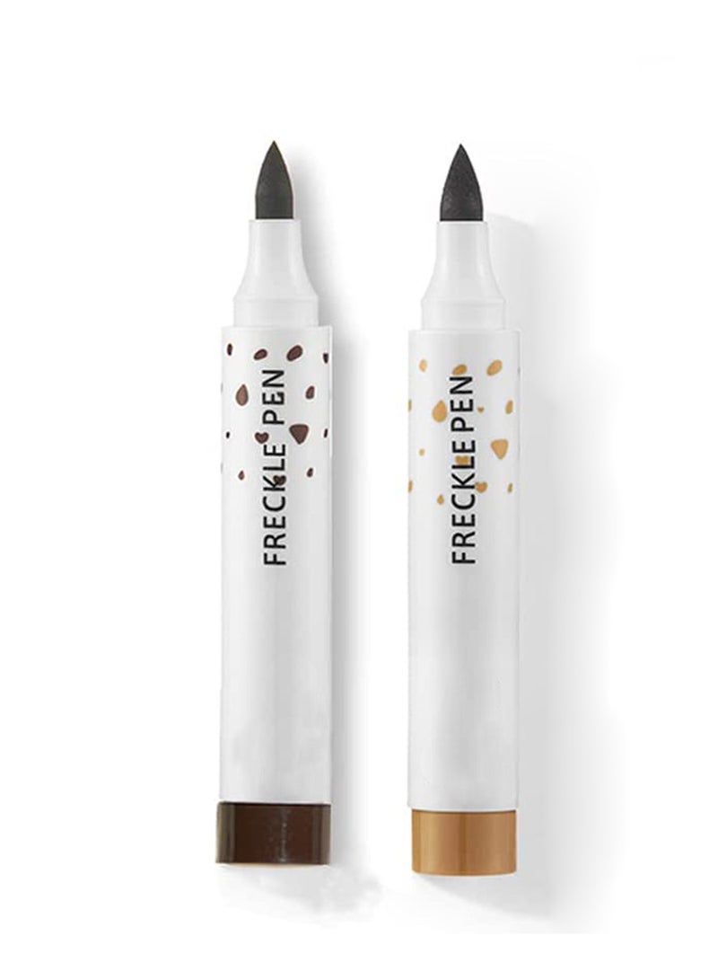 Captaintech Colors Freckle Pen, Freckle Makeup Pen Waterproof Long-wearing Soft Dot Spot Pen for Natural Lifelike Makeup - Image 1