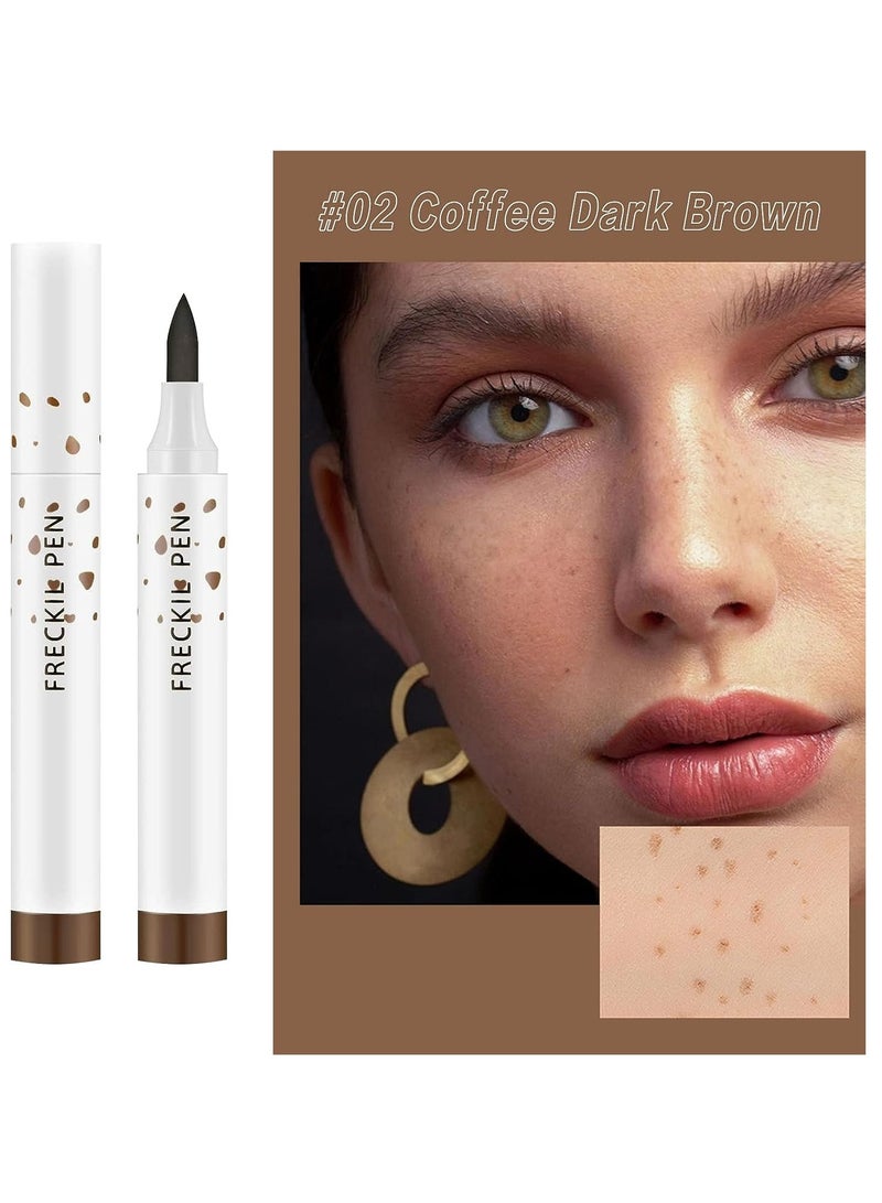Captaintech Colors Freckle Pen, Freckle Makeup Pen Waterproof Long-wearing Soft Dot Spot Pen for Natural Lifelike Makeup - Image 3
