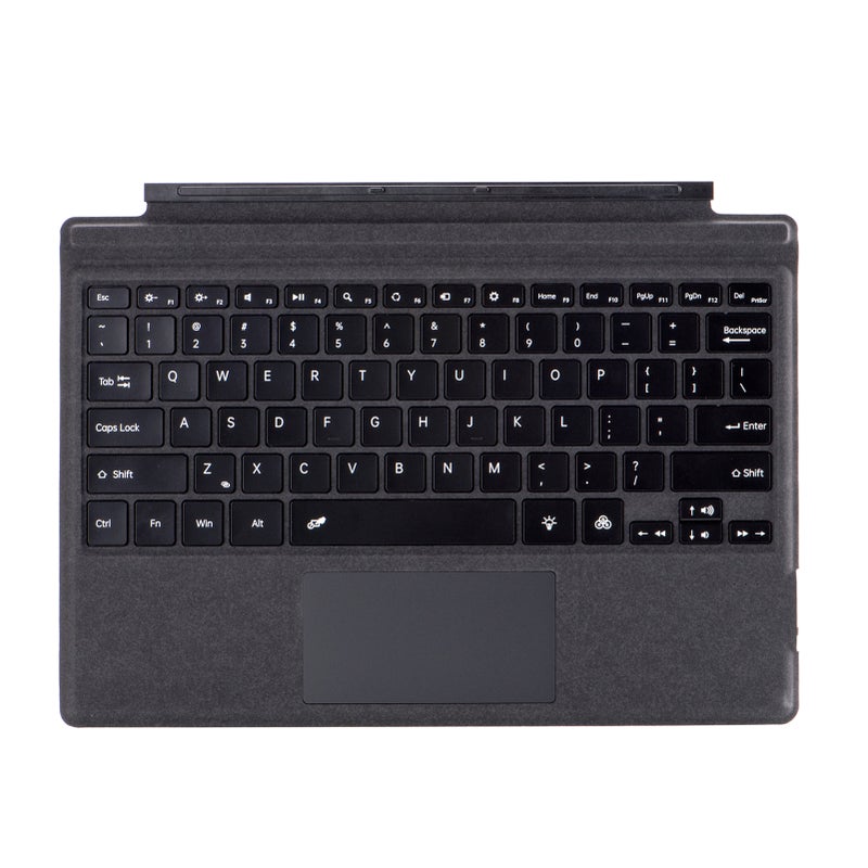 Microsoft Surface Keyboard Pro 3/4/5/6/7 BT 5.1 Colourful Backlit Magnetic Slim 10m Range Design for Surface Pro Keyboard - Image 1