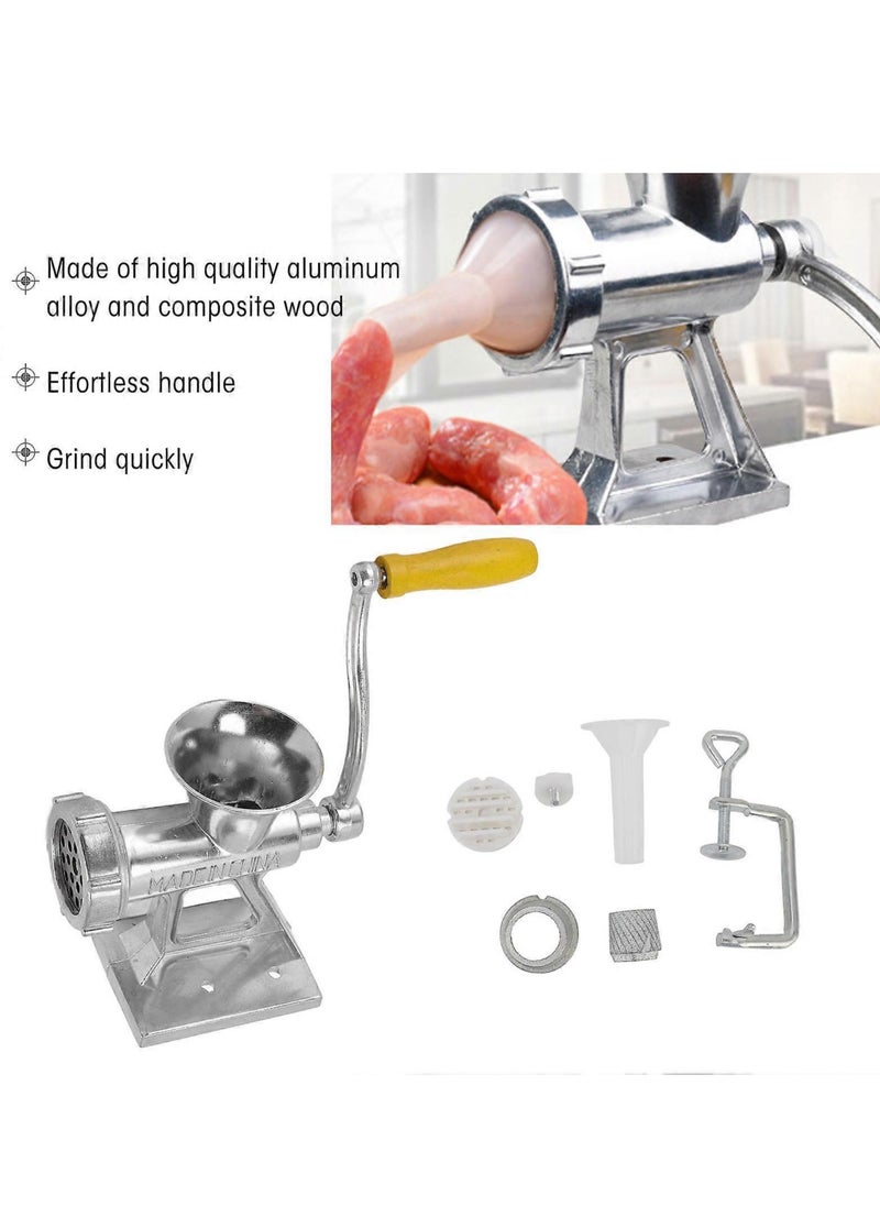 Manual Meat Grinder, Household Hand Cranked Sausage Filler Meat Grinding Machine with Tabletop - pzsku/Z591BD916BD51B6E3EE27Z/45/1741346420/5b2fdd86-47c7-4a76-85af-b924ca753f34