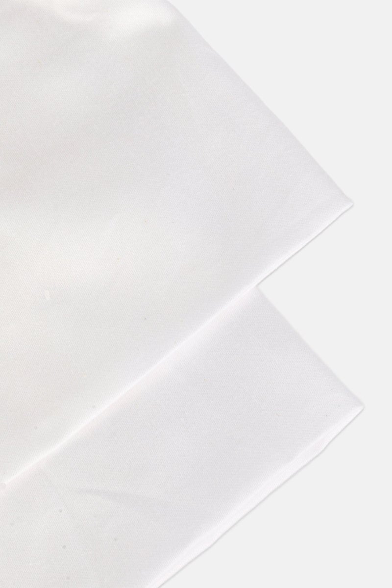 NINE WEST Queen Size Fitted Sheet 160 x 200 cm, White - Image 3