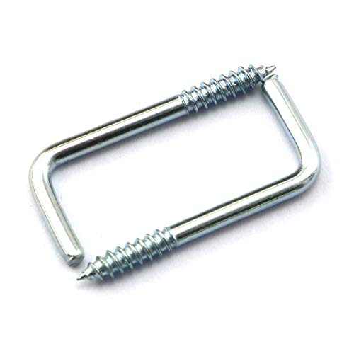 DTTRA 40PCS Carbon Steel Self-Tapping Screw Hooks, L Shape Right Angle Hooks 1.3" x 0.5" - Image 3