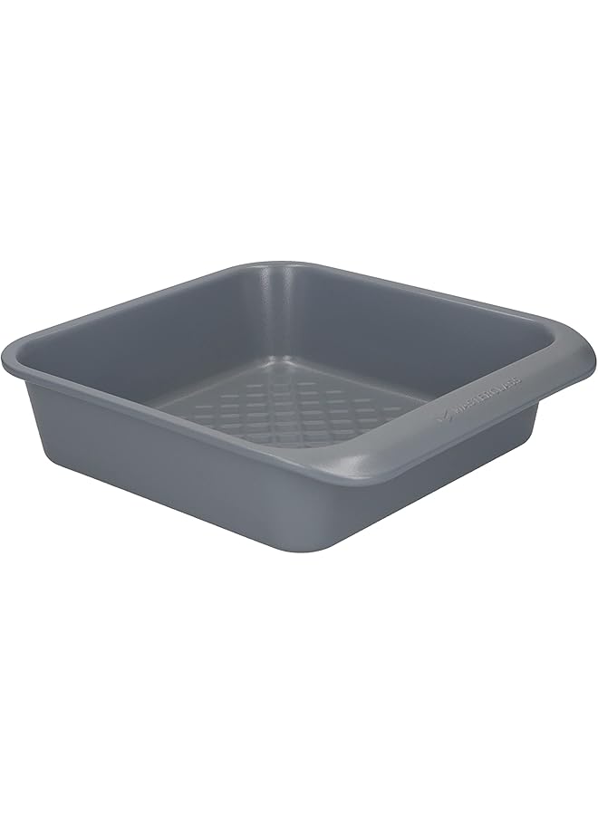 ماستر كلاس صينية خبز غير لاصقة من إس سي، طول 24 سم × عرض 22 سم، لون رمادي - Image 1