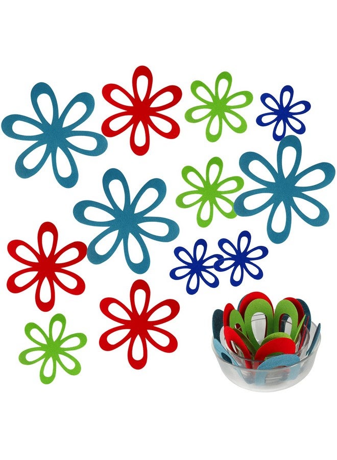 BYKITCHEN BYKITCHEN Felt Pan Separators, Set of 20 & 4 Different Sizes, Flower Glass Bowl Dish Separator Protectors for Stacking and Protecting Glassware, Cookware and More  - Image 1