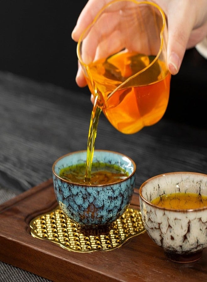 RORA Chinese Ceramic Tea Cup Set of 6, Small Japanese Tea Cups with Designed Gift Box, Elegant and Durable Perfect for Tea Lovers - Image 3