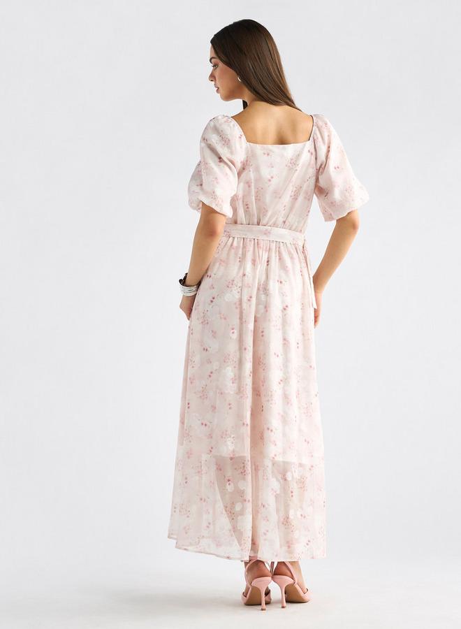 Splash FAV Floral Belted Dress - Image 3