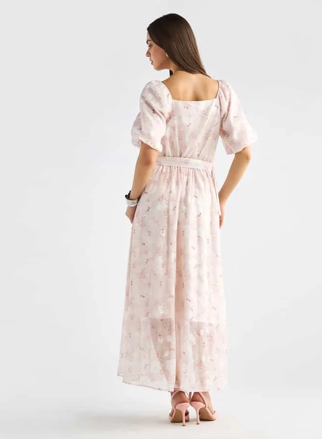 Splash FAV Floral Belted Dress