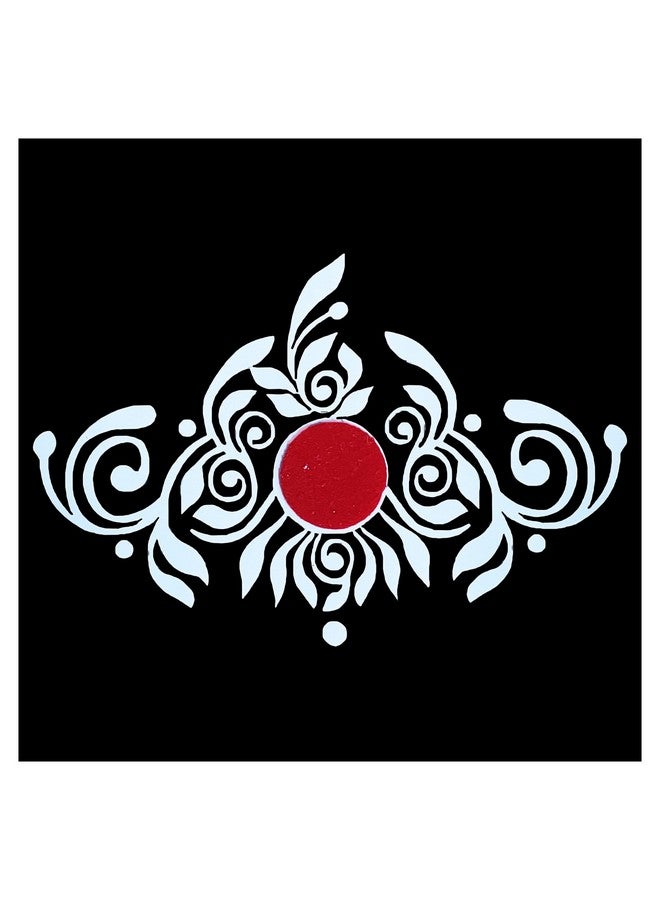 Comet Busters Handcrafted Bridal Bengali Bindi For Women (BIN2425-BIN2426) (BIN2425) - Image 1
