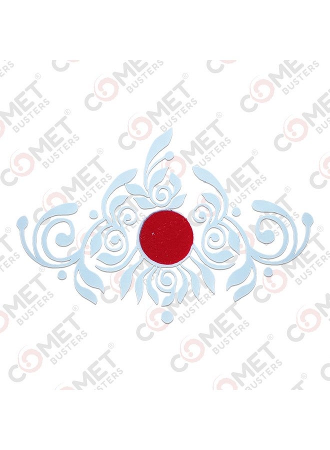 Comet Busters Handcrafted Bridal Bengali Bindi For Women (BIN2425-BIN2426) (BIN2425) - Image 3