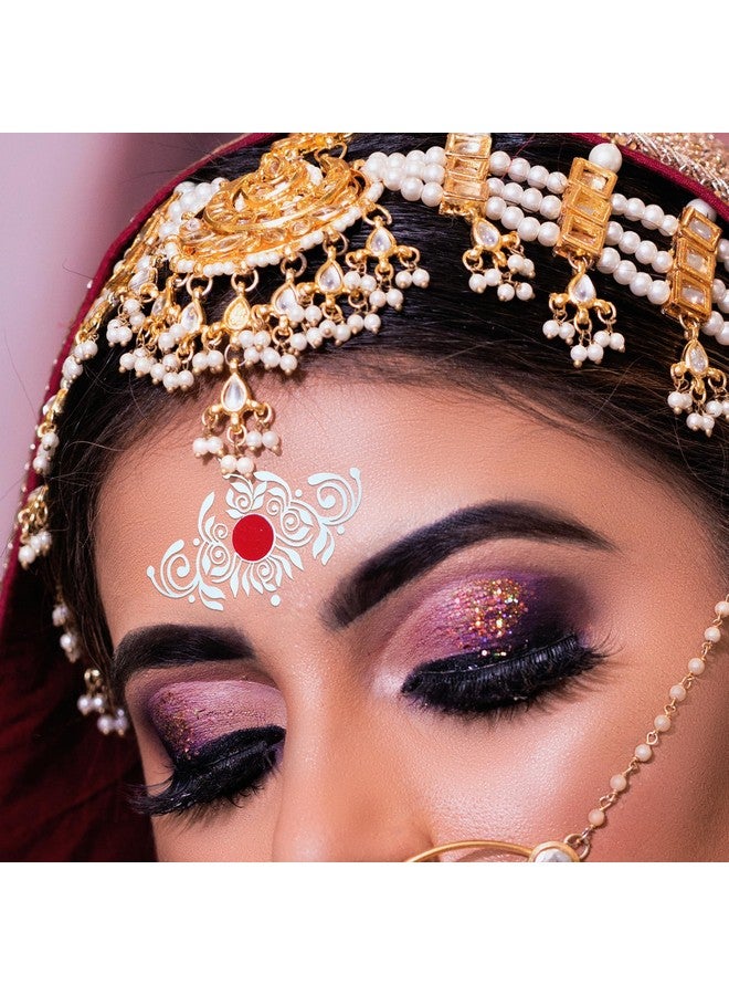 Comet Busters Handcrafted Bridal Bengali Bindi For Women (BIN2425-BIN2426) (BIN2425) - Image 5