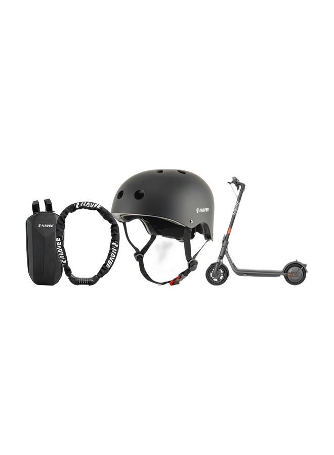 NAVEE 🛴 NAVEE Smart Electric Scooter Bundle Pack ⚡ V25i Pro 2nd Gen + Helmet 🪖 + Scooter Hangbag 🎒 + Chain Lock 🔒 — 600W Motor, Apple Find My Support 🍏, Anti-Skid TCS 💨 & IP6 Dust Protection 💧 - Image 1