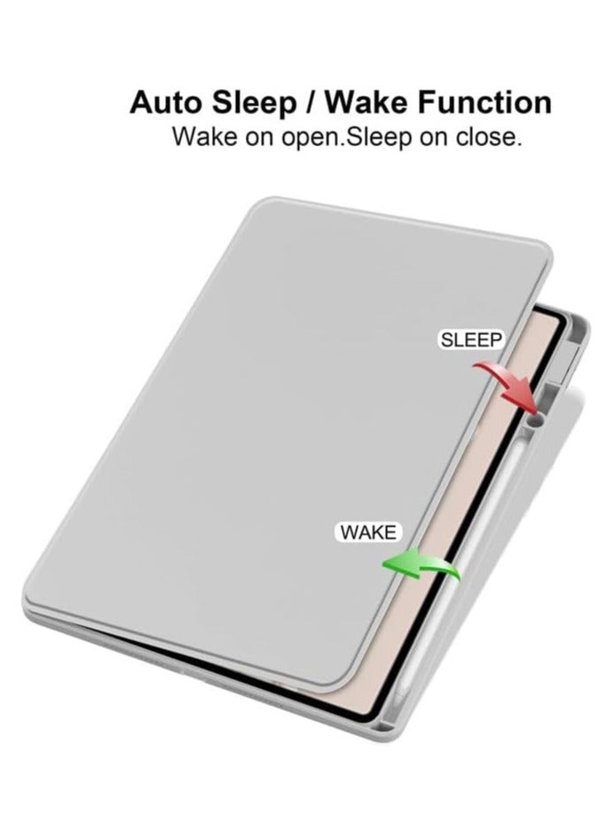 Case Compatible with Huawei MatePad Pro 12.2-inch (2024) Cover with 360° Degree Swivel Stand Flip Smart Tablet Cover, Automatic Sleep/wake-up