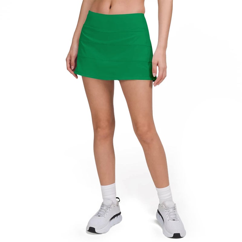 MCEDAR Athletic Tennis Golf Skorts Skirts for Women with Pocket Workout Running Sports Pleated Skirts Casual Green Lagoon/8 - Image 4