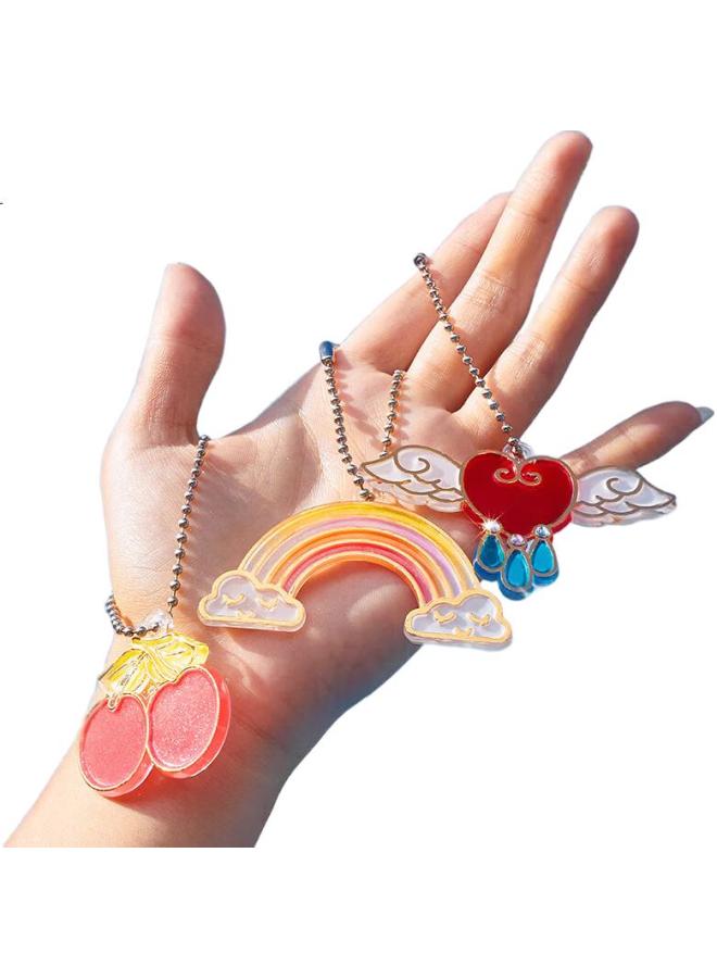 Xst Children'S No-Bake Glue Painting, Girls' Diy Doodle Painting, Glue Toy, Handmade Beading, 3-6 Years Old Birthday Gift - Image 2