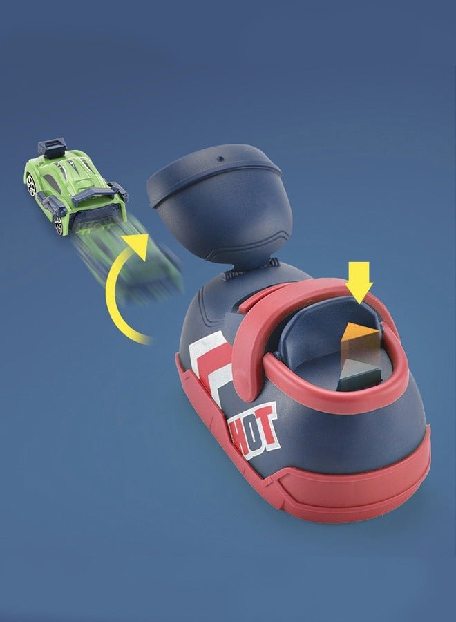 GROIC Ejection Running Shoes Catapult Car Toys Super Racing Creative Press Inertia-Ejection Cars for Children Kids Boys-Red  - Image 3
