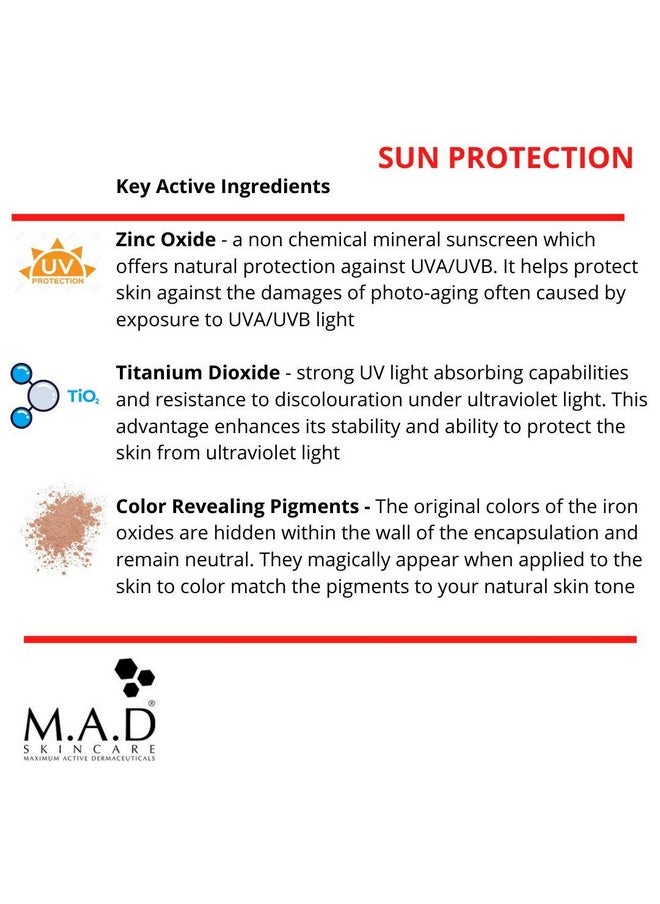 M.A.D Skincare M.A.D Skincare Photo Guard SPF 50 Broad Spectrum Self-Adjusting Foundation Serum - Neutral - by Maximum Active Dermaceuticals  - Image 3
