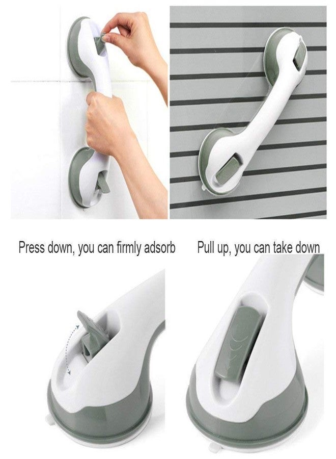 kitchsy Plastic Bathroom Helping Handle Bathroom Toilet Old Age People Disability Grip Handle Bathroom Grab Bar, Strong Suction Shower Handle Without Drilling - Image 4