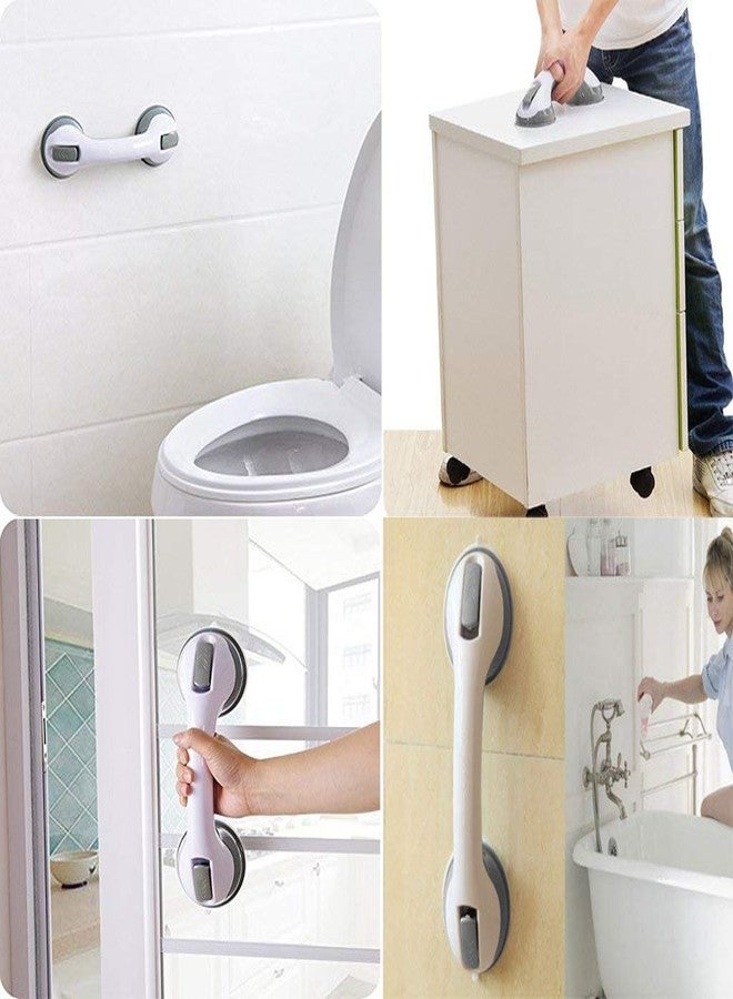 kitchsy Plastic Bathroom Helping Handle Bathroom Toilet Old Age People Disability Grip Handle Bathroom Grab Bar, Strong Suction Shower Handle Without Drilling - Image 5