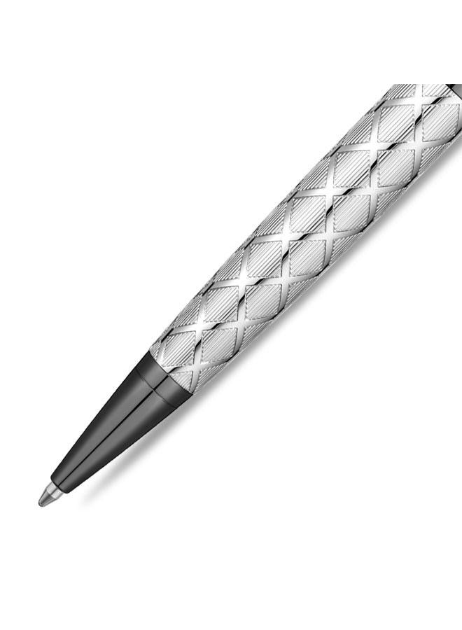 CERRUTI 1881 Mario Silver Stainless Steel with Black Trims Pen for Men - Image 3