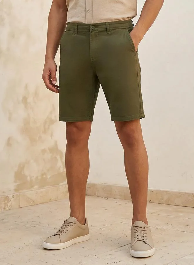 سبلاش فيڤ Men Slim Fit Shorts