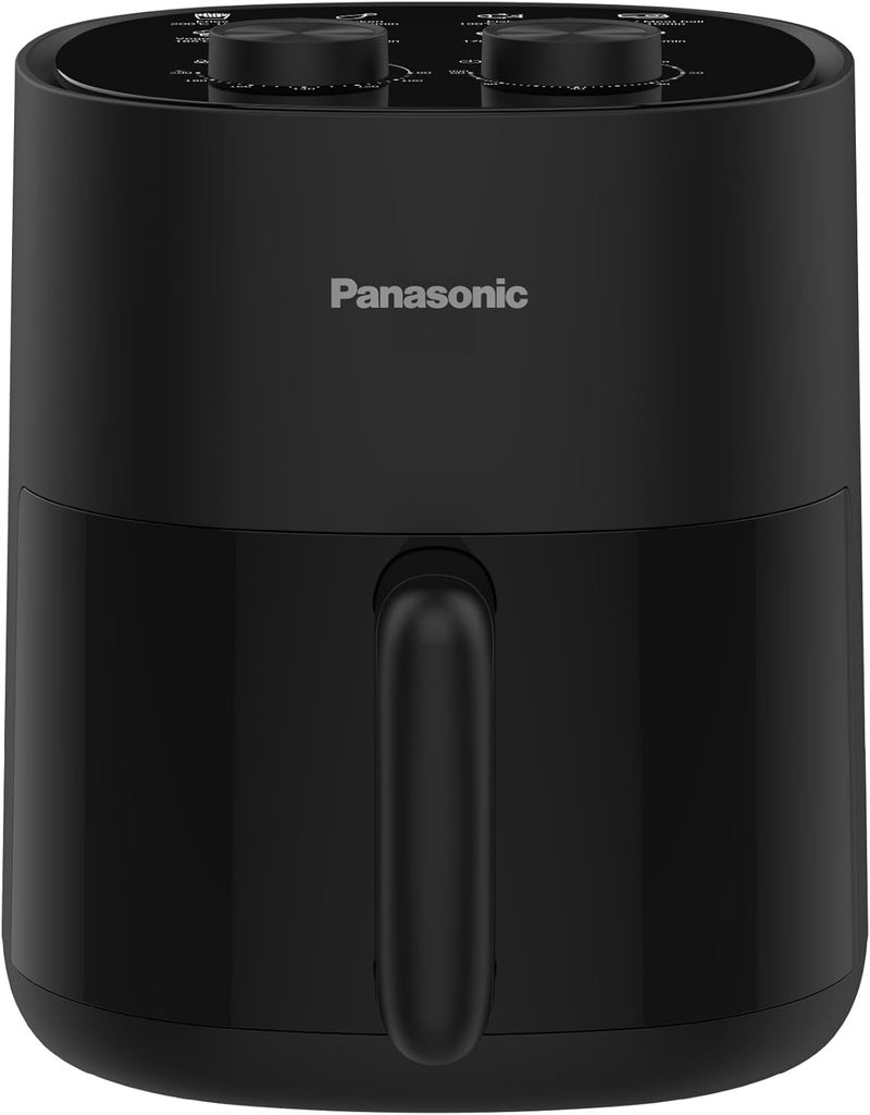باناسونيك Panasonic Air Fryer NF-CC450KUA, 4.5L Capacity, Adjustable Temperature & Timer, Dual Knob Operation 4.5 L 1400 W NF-CC450KUA black - Image 1
