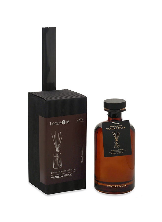 Abir Vanilla Musk Diffuser, Brown - 500ml - pzsku/Z591CEDB94E3F84416BB5Z/45/_/1715091716/7d0f7cc3-1950-456f-857a-d83f4a5af2d7