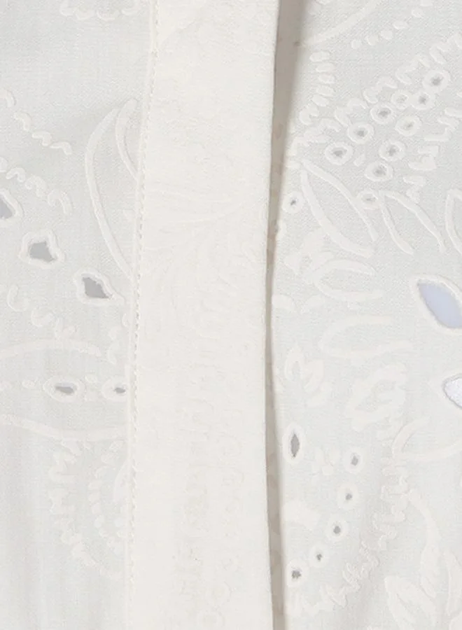 Iconic Iconic Cotton Shirt Cutwork