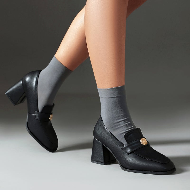 Wish Fashion High-Heeled Women'S Shoes For Spring 2024 40-45 Plus Size Set Of Foot Shallow Mouth Commuting Shoes - Image 3