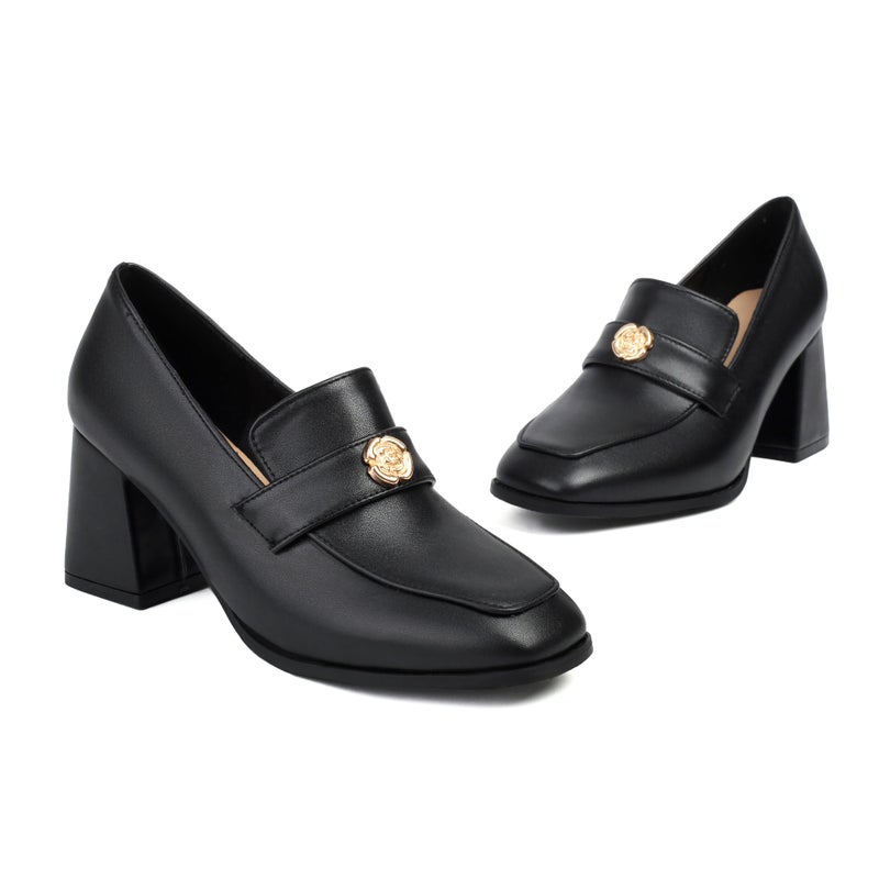 Wish Fashion High-Heeled Women'S Shoes For Spring 2024 40-45 Plus Size Set Of Foot Shallow Mouth Commuting Shoes - Image 1