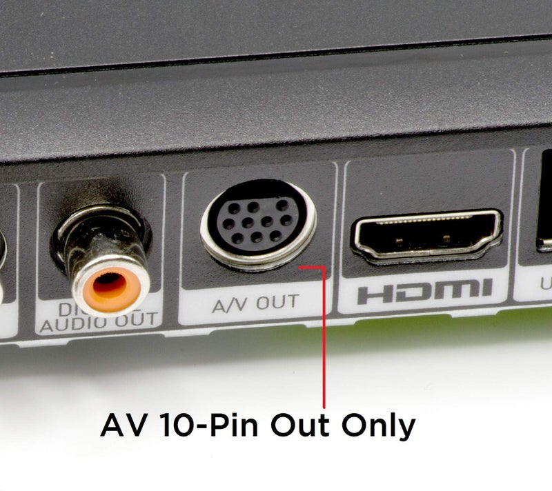 THE CIMPLE CO 10 Pin Audio and Video DIN Cable - NOT S-Video Cable - 6 Feet - RCA Composite - Compatible with DIRECTV AT&T: H25, C31, C41, C41-W, C51, C61, C61-K - Image 5