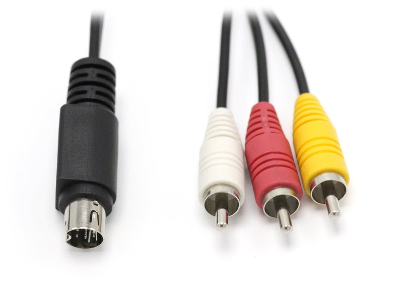 THE CIMPLE CO 10 Pin Audio and Video DIN Cable - NOT S-Video Cable - 6 Feet - RCA Composite - Compatible with DIRECTV AT&T: H25, C31, C41, C41-W, C51, C61, C61-K - Image 3