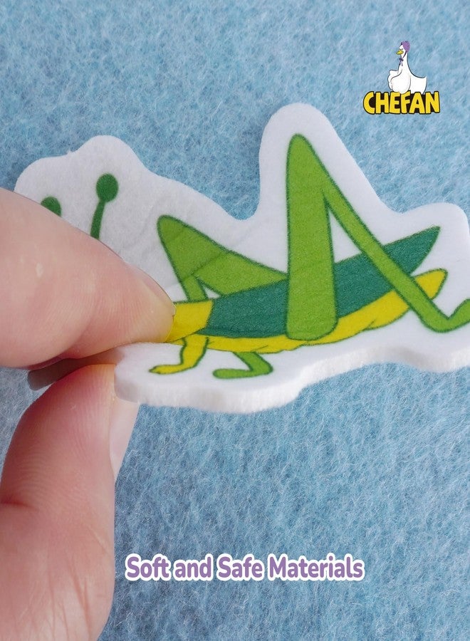 CHEFAN Felt Insect Story Pieces, Felt Board Pieces, Precut Flannel Board Story Pieces, Felt Figures, Interactive Storytelling Teaching Play Kits for Toddlers, Preschool, Kindergarten - Image 4