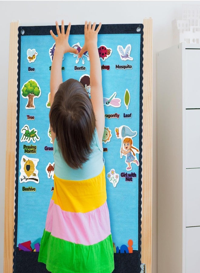 CHEFAN Felt Insect Story Pieces, Felt Board Pieces, Precut Flannel Board Story Pieces, Felt Figures, Interactive Storytelling Teaching Play Kits for Toddlers, Preschool, Kindergarten - Image 5